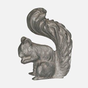 Vintage Pewter Squirrel Figurine Miniature 1.75" High Collectible Decor Mini